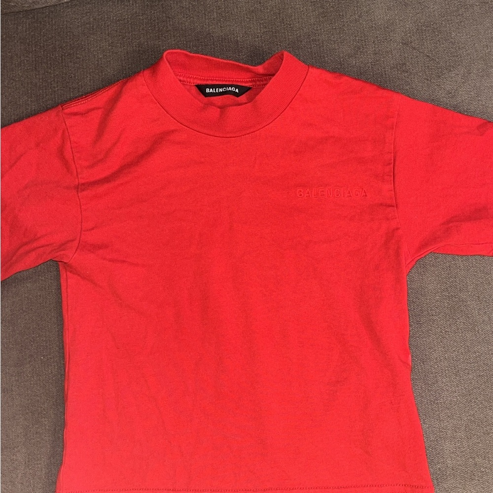 Balenciaga Kids Logo Cotton Tshirt
